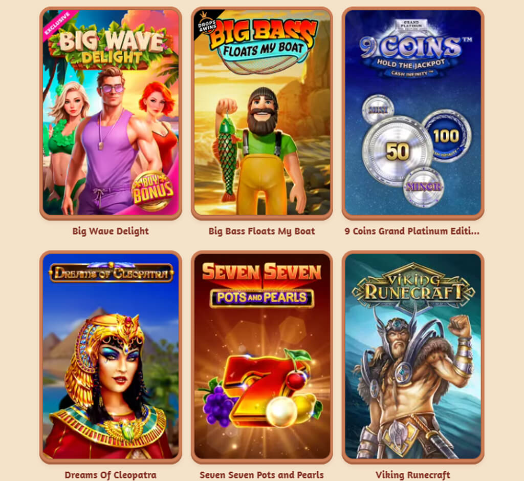 Billybets Spielautomaten auf dem Desktop Billybets Spielautomaten auf dem Desktop